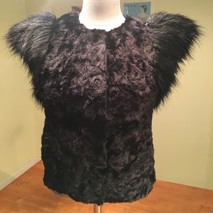 Skaist Taylor - Neimans/Target Black Faux Fur Vest